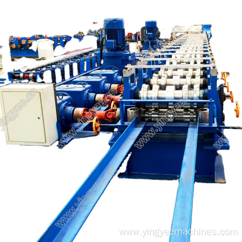 Two or three wave highway guardrail forming machine